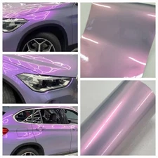 Gloss Dark Gray Shift to Lilac Purple Flip Chameleon Vinyl Car Wrap Film Roll