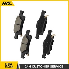 4x Rear Brake Pads For Dodge Durango 2011-2018 2019 2020 Jeep Grand Cherokee