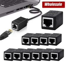 Lot RJ45 Cat5e Female to Female Network Ethernet LAN Connector Adapter Coupler