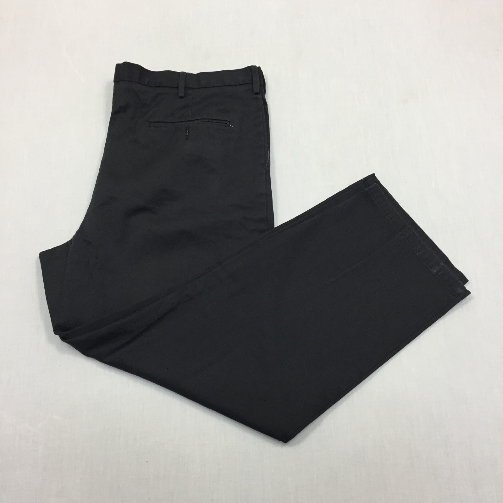 Dockers D3 Chino Trousers Cotton Pants Straight Fit Mens Size 42W 30L Black