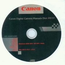 CD Canon Digital Camera Manuals Disk MD39