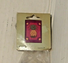 Pineapple Decorative Hanging Nylon Flag #19062  1995 in package