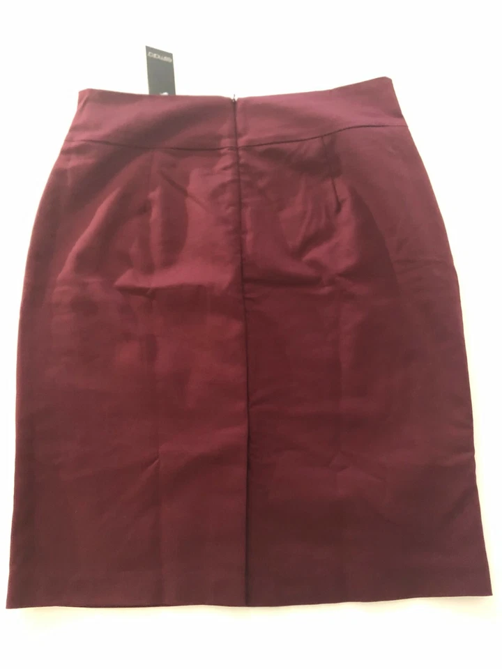 Mujer Falda Rojo con Cremallera Talla L 44 Nuevo ESMARA + Regalos + Nuevo Bolso - Imagen 3 de 4