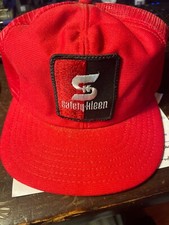 SAFETY KLEEN VINTAGE 80'S TRUCKER BALL CAP, SNAPBACK, NEW, MADE IN USA