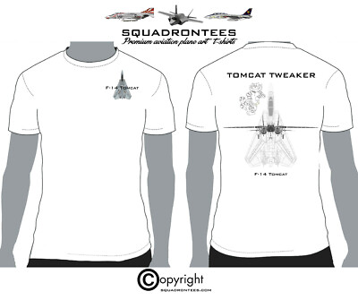 F-14 Tomcat Tweaker - Premium Plane Art T-Shirt D-2