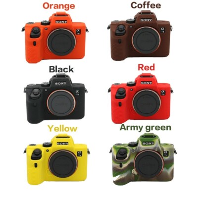 for Sony A7R4 A7RM3 A7R3 A7RIII A7M3 A7Mark III Silicone Camera Case Bag Cover