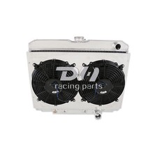 3row Aluminum Radiatorshroudfan For 67-70 Ford Mustangfairline Mercury Cougar