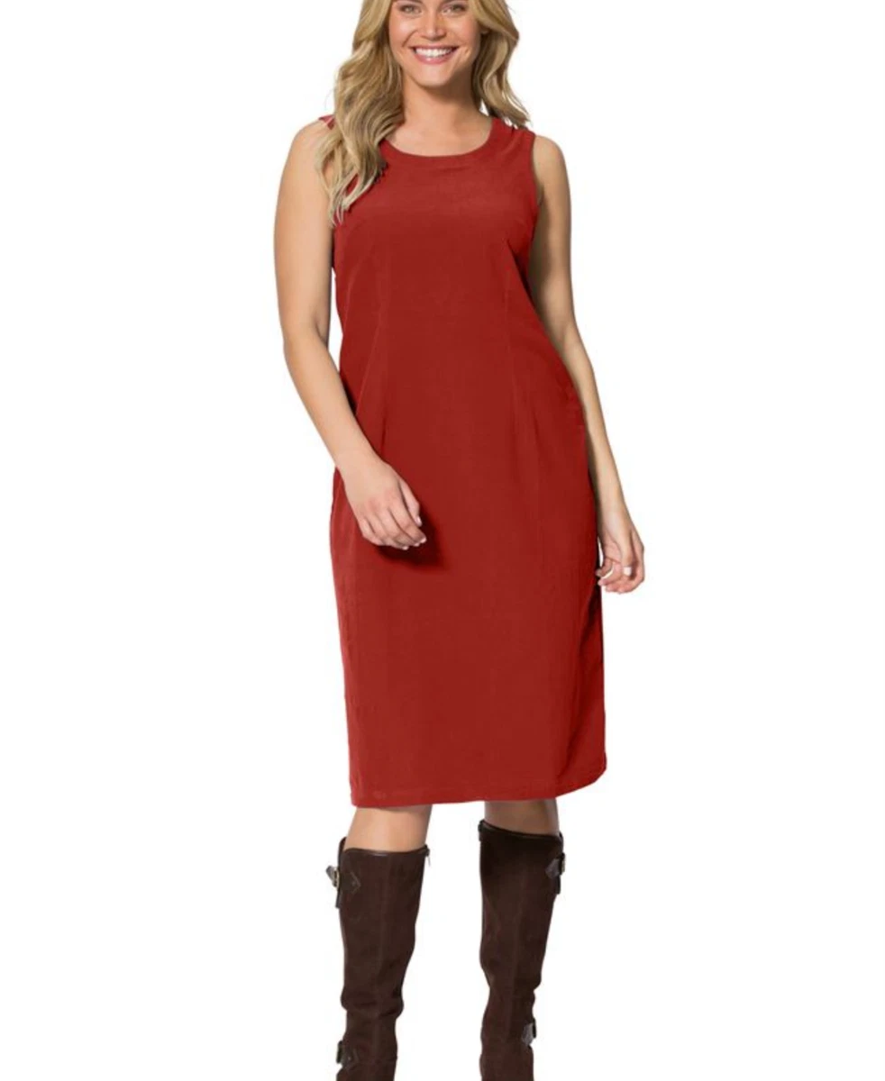 Women's corduroy top jumper dress