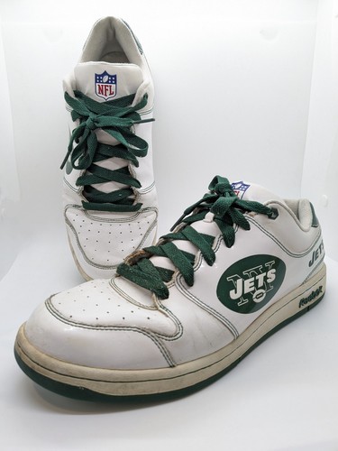 NEW YORK JETS REEBOK FIELD PASS SHOES - MENS SIZE 10 NFL SNEAKERS - Picture 2 of 12