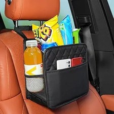 2Pack Car Seat Back Organizer, Waterproof Car Backseat Organizer- Black C x2