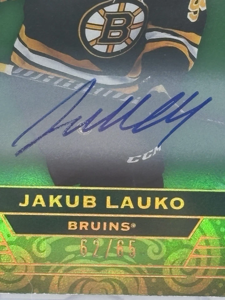 Jakub Lauko Auto Lot /65 + /49 | Stature & Ultimate | Boston Bruins - Image 3 of 4