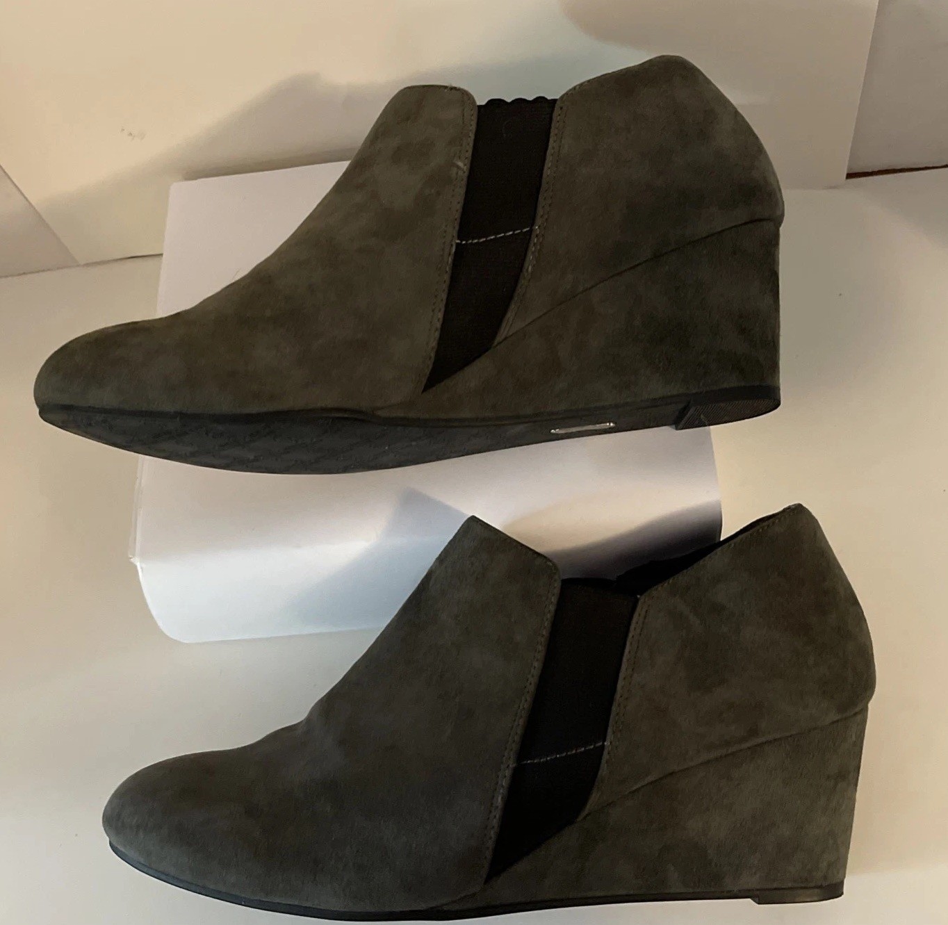 Vionic Elevated Stanton Orthotic Suede Boots Wedg… - image 11