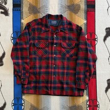 Vintage Men s Pendleton 100 Wool Button Up Flannel Size XL Made In USA 80s 90s