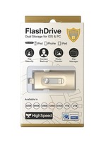 Flash Drive 128 Gb For Iphone IPad Or Ipod Can Flip To Type C Also
