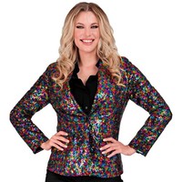Widmann Milano Damen Pailletten Blazer Jackett Festival Fasching Party Fashion