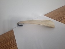 Carved Vintage Shoe Horn, Two-Tone 8" Style Sold Asis Pictured