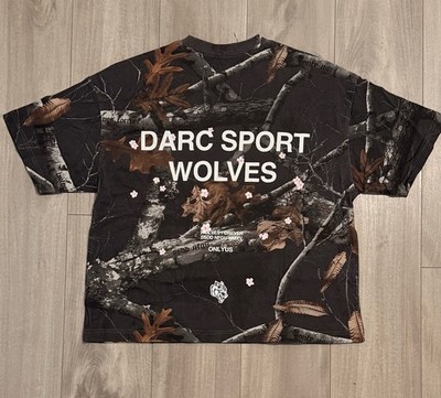 Darc Sport Wolves Blossom Premium Boxer Tee Storm Blue Woodland