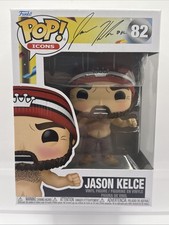 Funko Pop! Icons Jason Kelce #82 Shirtless in THICK Plastic Protector