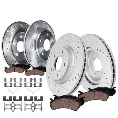 Front & Rear Brake Pads Rotors for 2012-2016 Honda CR-V