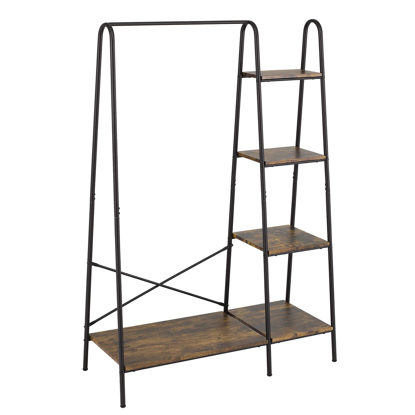 Rustic Heavy Duty Garment Rack for Hanging Clothes-image