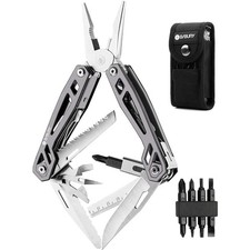 Multitool Edelstahl Titan Camping Werkzeug Schneiden Schrauben Geschenke für ...