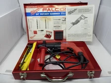 MILWAUKEE 5368-1 ROTARY HAMMER 3/4" FALCON W/ METAL CASE WORKING  HEAVY DUTY
