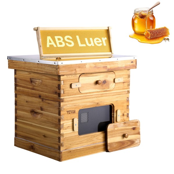 Vevor Bienenbeute Zander 20-RäHmchen Bienenstock Bienenkasten Imkereibedarf-image