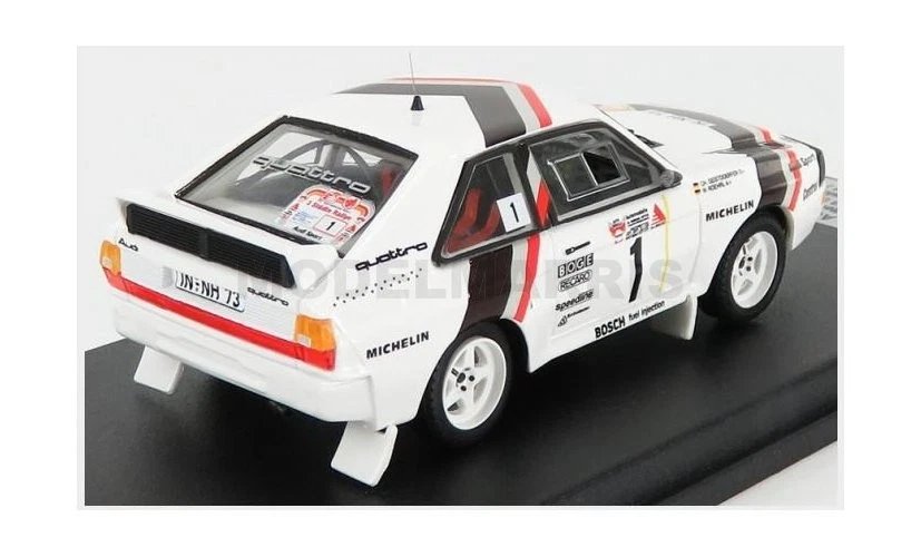 TROFEU TRRDE28 AUDI - QUATTRO SPORT N 1 WINNER RALLY STADTE 1984 - START RACE VE - Immagine 2 di 2