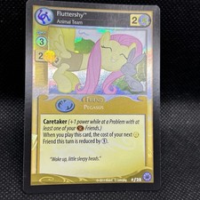 My Little Pony CCG Fluttershy Animal Team Foil Trading Card # f28