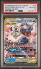 2019 POKEMON SUN & MOON COSMIC ECLIPSE #38 BLASTOISE & PIPLUP GX PSA 10