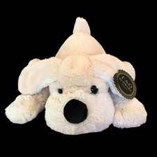 FAO Schwarz Patrick The Pup 18  SOFT Floppy Laying Plush Dog Original Tag