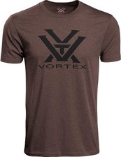 Vortex Optics Core Logo T Shirt Brown Heather Extra Large