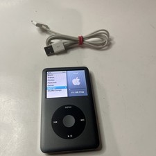 Apple iPod classic 6th Generation Black 120 GB Good Condition MB565LL 