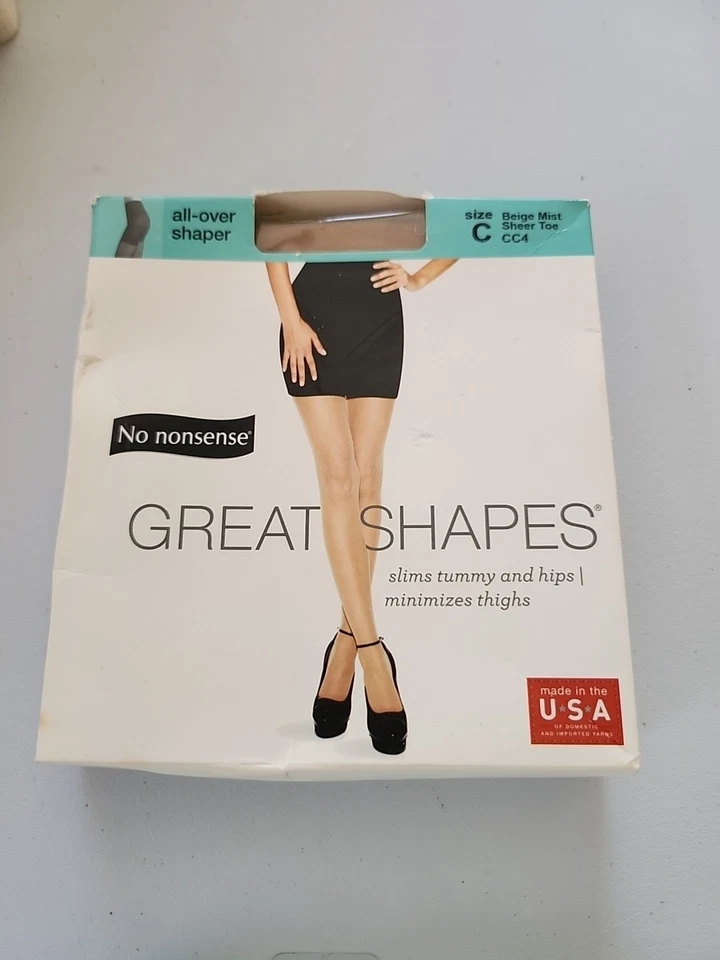 2 No Nonsense Great Shape All-over Shaper ALMOST BLACK BEIGE MIST Size C  - Image 2 of 3