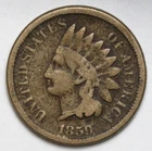 1859 1c Indian Head Cent - RAW - Nice First Year Copper-Nickel Penny