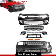 For 2015-2023 Dodge Charger No-Wide Body Style Front Bumper Kit with Side Mark