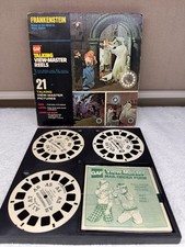 Vintage FRANKENSTEIN Talking View-Master GAF Viewmaster Reels Set No Booklet