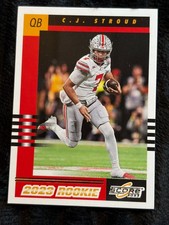 C.J. Stroud 2023 Rookie Score Football Trading Card #2 Ohio State NFL Draft Coll