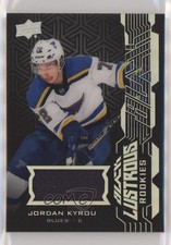 2018-19 SPx UD Black Lustrous Rookies Jerseys Jordan Kyrou #LR-JK 2y6