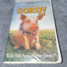 Walt Disney Home Video Gordy VHS 1995 Doug Stone Tom Lester Family Animals NTSC