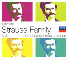 Various - Ultimate Strauss Family 2008 5xCD, Comp, RM Box Decca 478 0223 Very