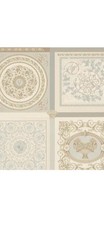 3-ROLLS Versace Home D. wallpaper pearl grey ...