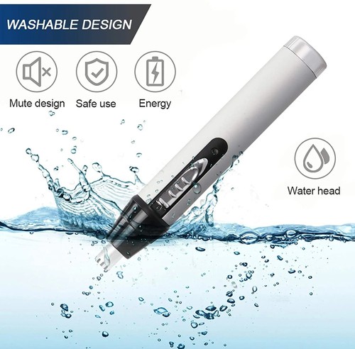 Ear Hair Trimmer 4-in-1 Grooming Kit Cordless Double-edged Rotary Blade - Bild 3 von 6