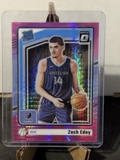 2024-25 Panini Donruss Optic - Rated Rookie Zach Edey #288 Pink Hyper Prizm (RC)
