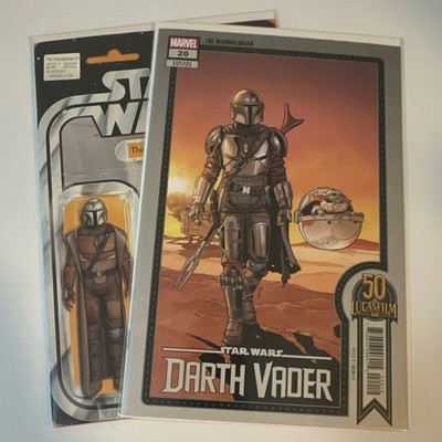  The Mandalorian #1 & Darth Vader#20 both NM+ or better! Grogu Mando Aphra