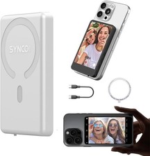 Wireless Magnetic Monitor for Phone Rear Camera,Vlog Selfie Monitor Screen for i