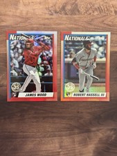 2025 Topps Update “35TH ANNIVERSARY””RC” James Wood/Robert Hassell III 