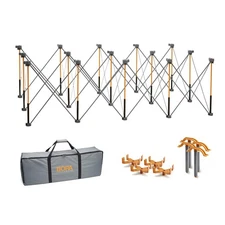 Centipede 30in Folding Work Table Set - No Assembly 15-Strut Collapsible Tabl...