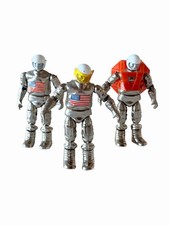 Vintage 1976 Zylmex Metal Man Major Mercury Zee Toys Diecast 3.5" Marx Figure x3