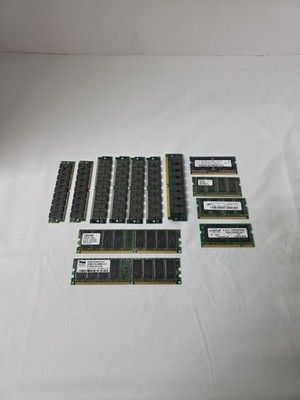 Lot Of 13 Various Computer Memory Chips 